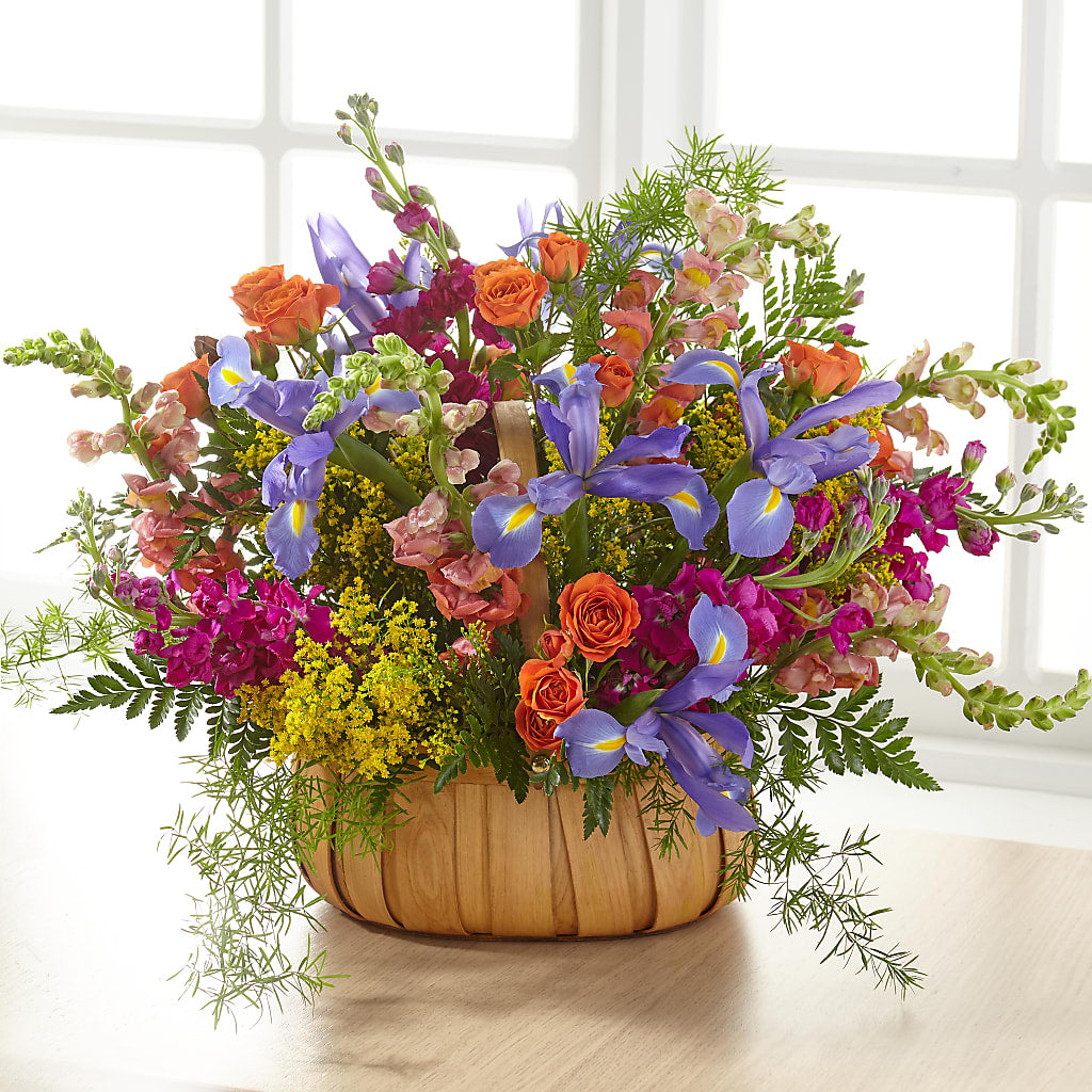 Garden of Life Basket –  Ginas Flower Shop, South Plainfield NJ