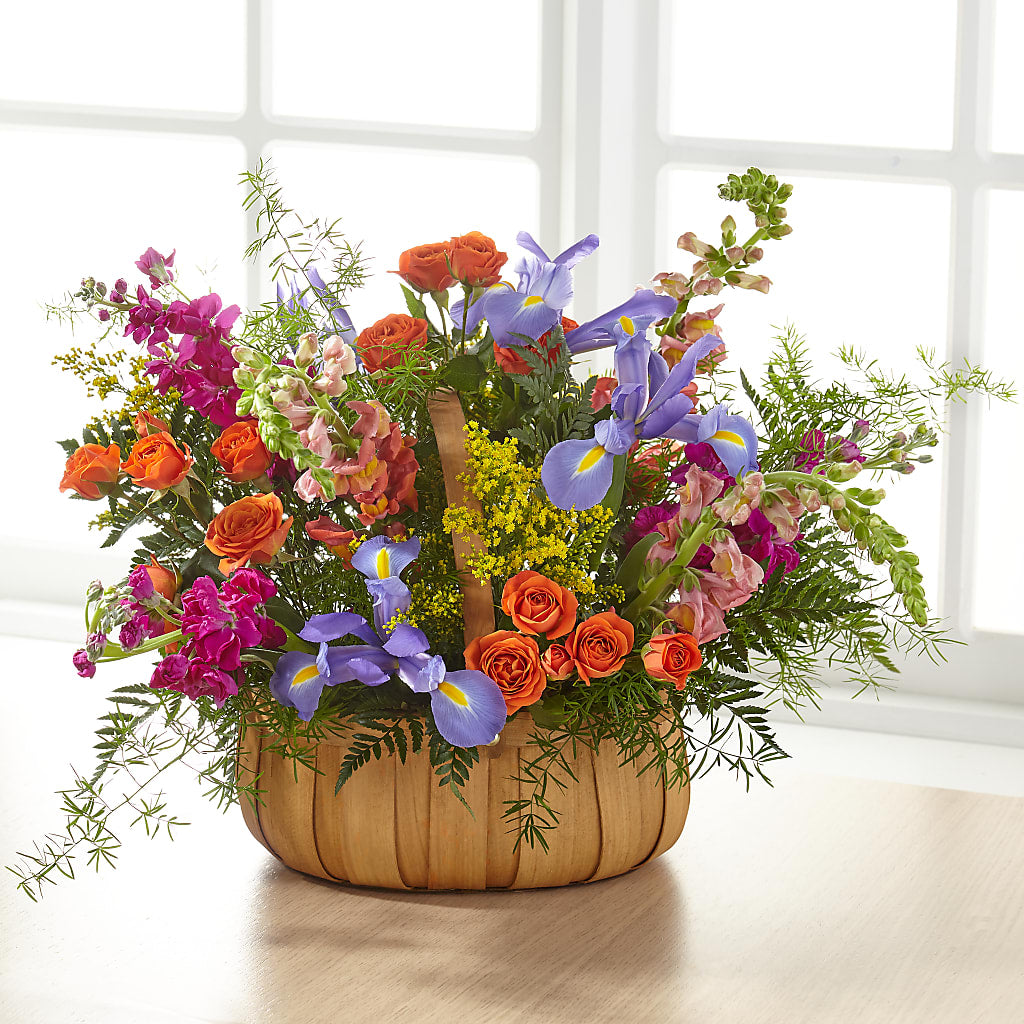 Garden of Life Basket –  Ginas Flower Shop, South Plainfield NJ