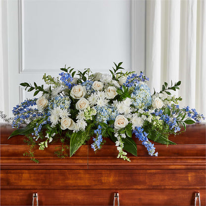 Timeless Essence Casket Spray –  Ginas Flower Shop, South Plainfield NJ