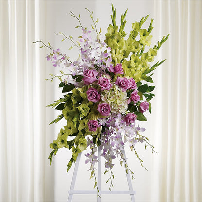Lasting Legacy Standing Spray –  Ginas Flower Shop, South Plainfield NJ