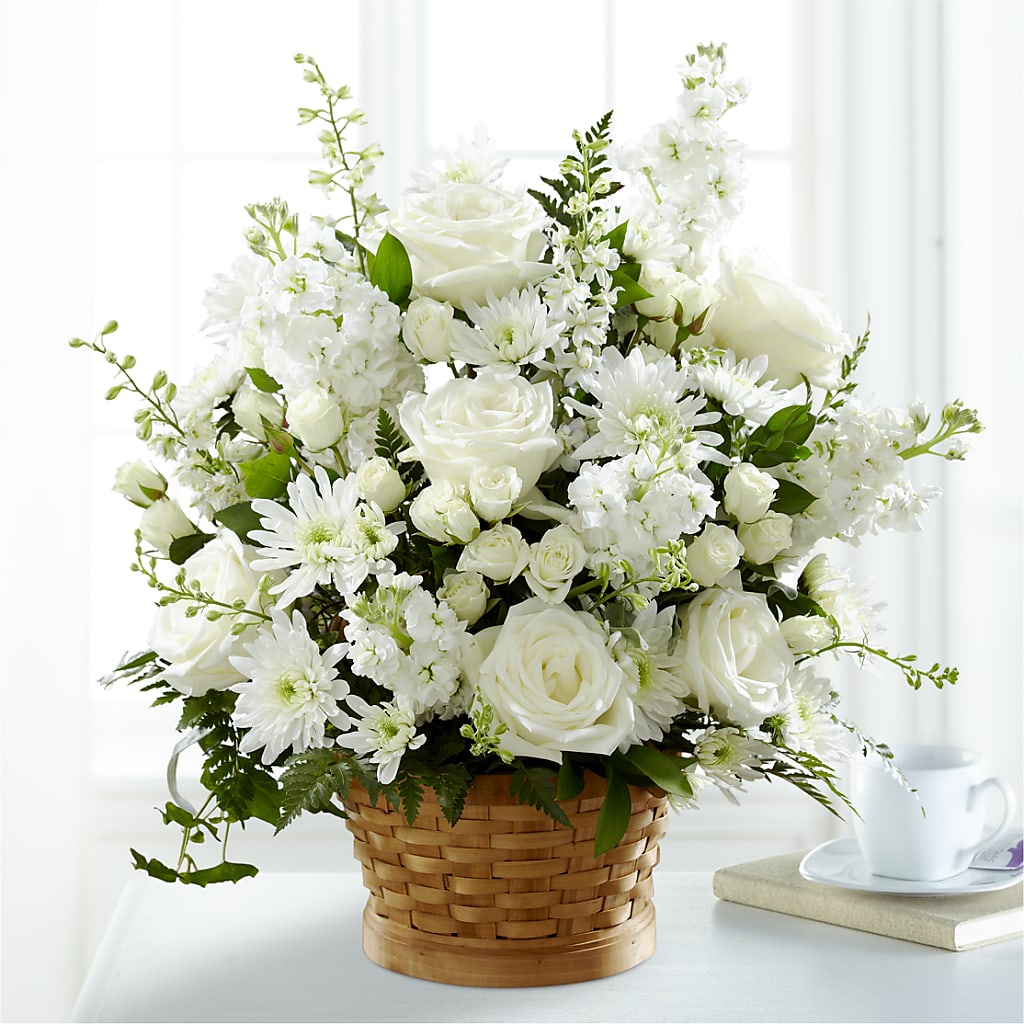 Heartfelt Condolences Arrangement –  Ginas Flower Shop, South Plainfield NJ