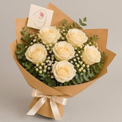 Snow Kiss Bouquet –  Ginas Flower Shop, South Plainfield NJ