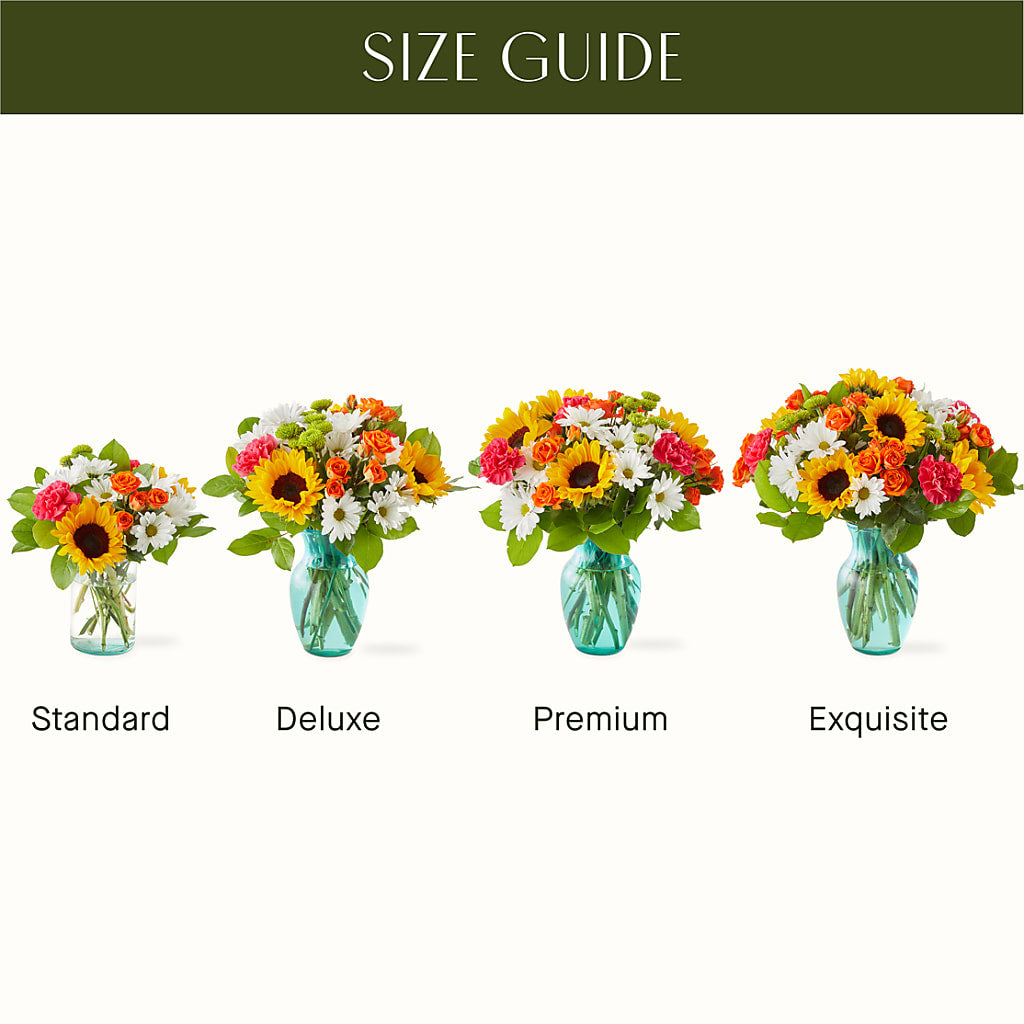 Sun-drenched Blooms Bouquet –  Ginas Flower Shop, South Plainfield NJ