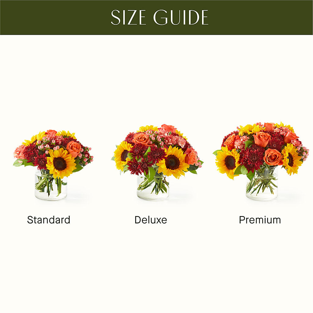 September Sunset Bouquet –  Ginas Flower Shop, South Plainfield NJ
