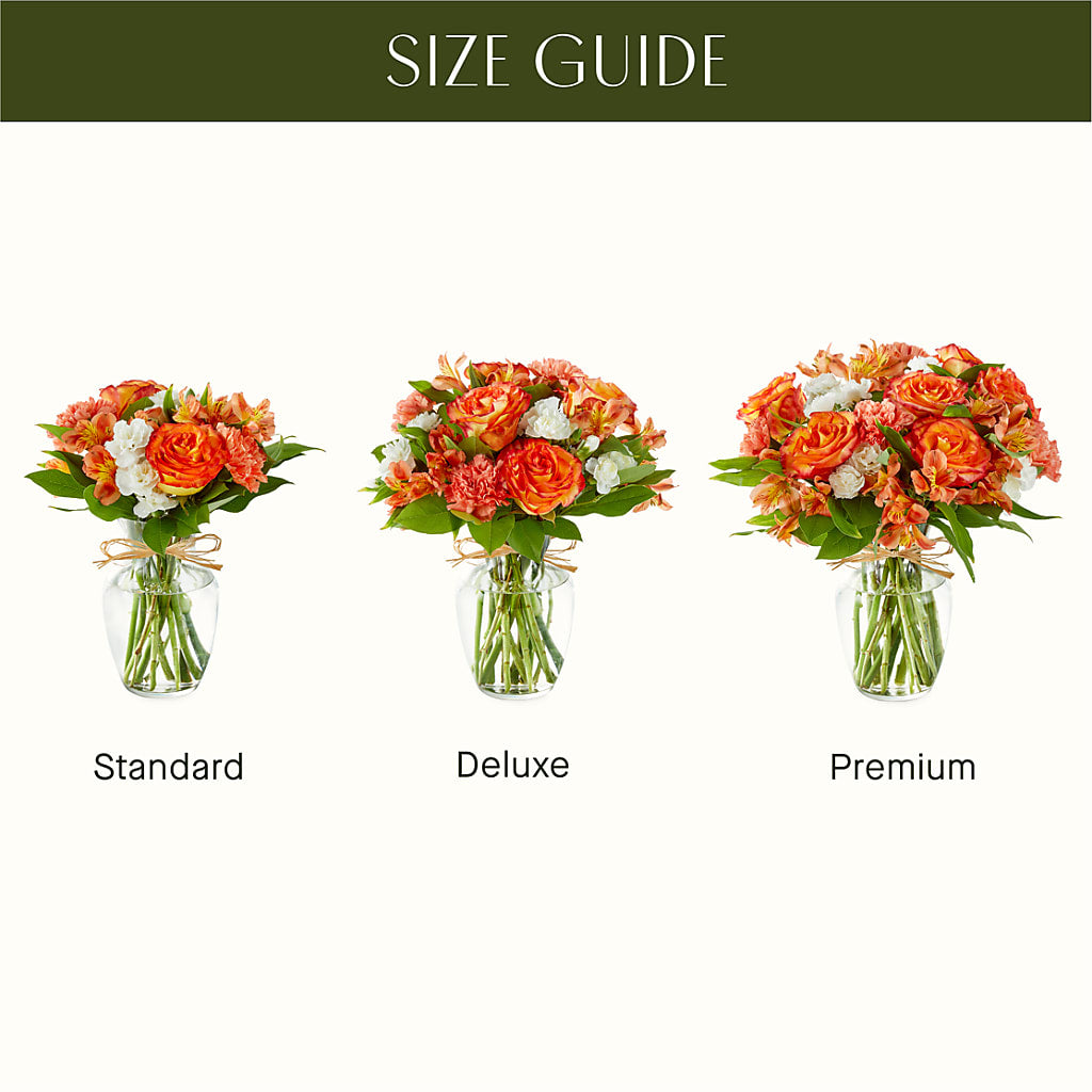 Apricot Glow Bouquet –  Ginas Flower Shop, South Plainfield NJ