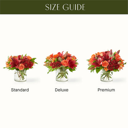 Crimson Leaves Bouquet –  Ginas Flower Shop, South Plainfield NJ