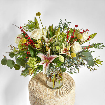 Berry & Bright Bouquet –  Ginas Flower Shop, South Plainfield NJ