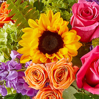 Vibrant Greetings Bouquet –  Ginas Flower Shop, South Plainfield NJ