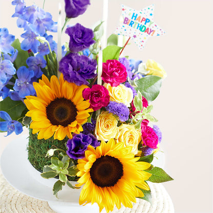 Star of the Day Floral Cake –  Ginas Flower Shop, South Plainfield NJ