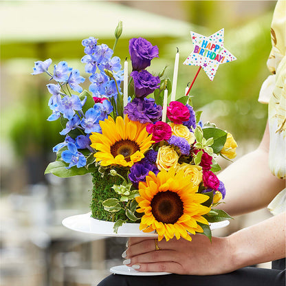 Star of the Day Floral Cake –  Ginas Flower Shop, South Plainfield NJ